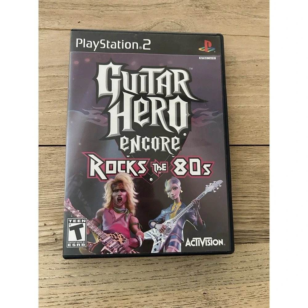 Guitar‎ Hero Encore Rocks the 80's (Sony PlayStation 2 PS2, 2007)